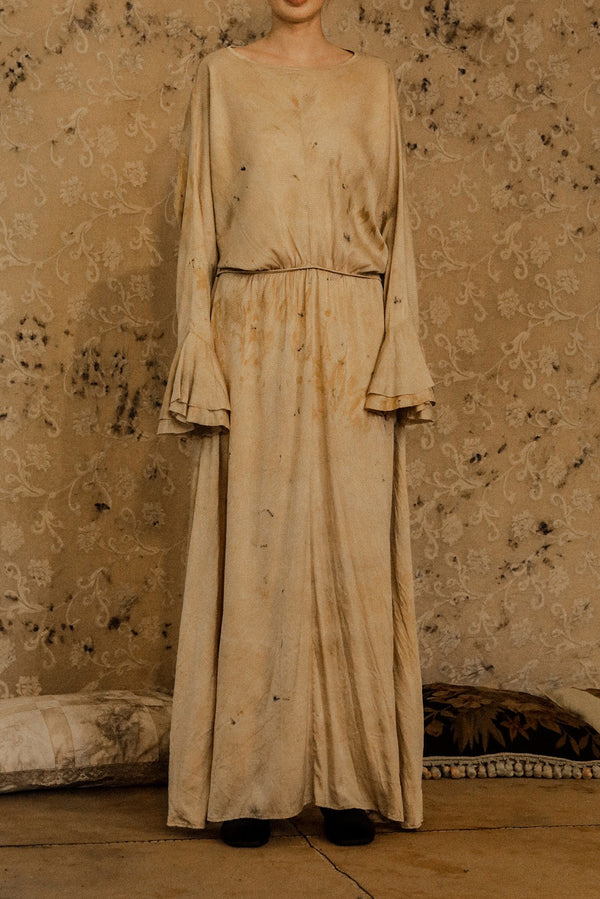 MUTEDANCE ruffled cuff dress MD22FW33